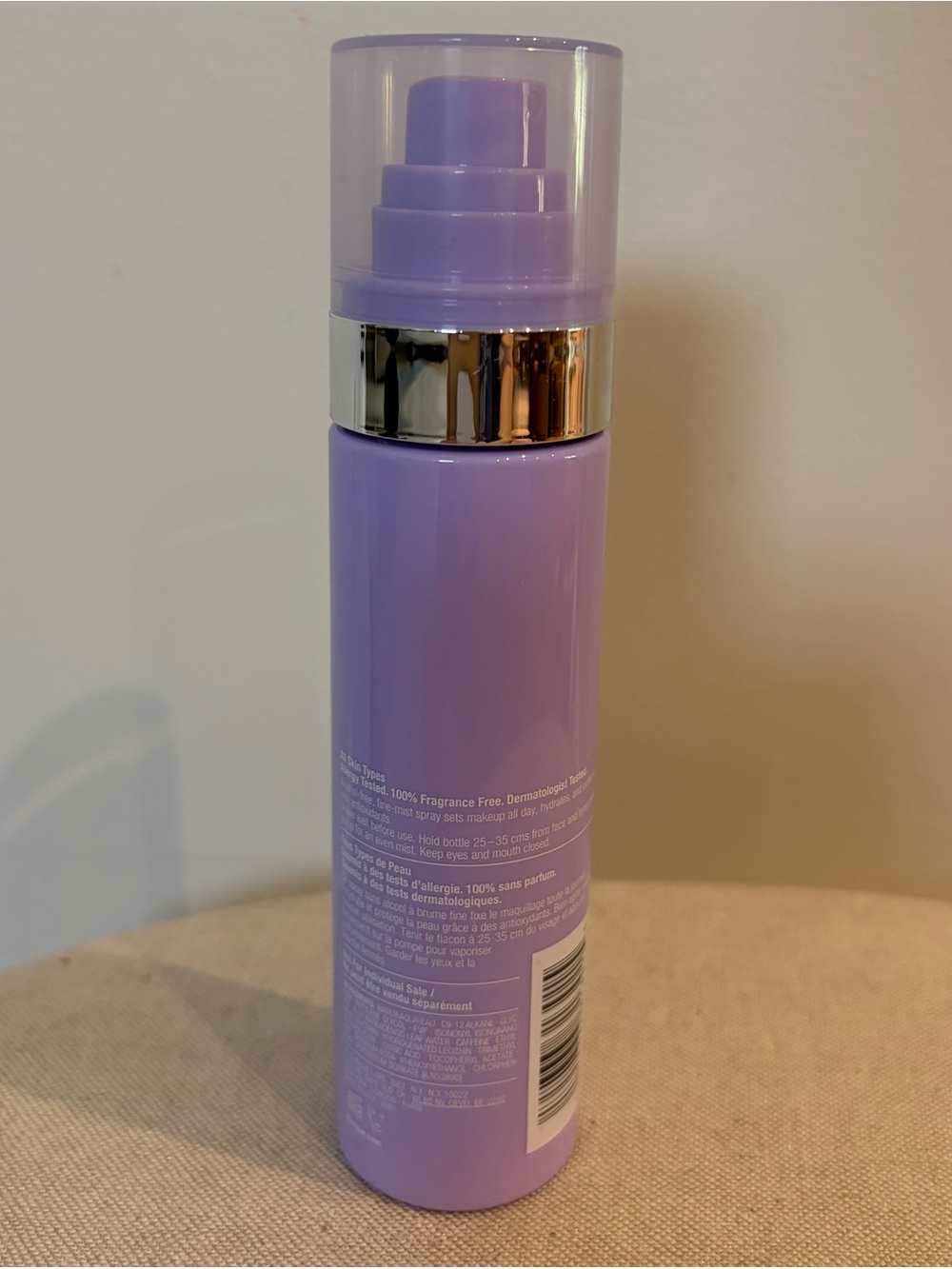 NWT CLINIQUE Set The Day Makeup Setting Spray — Lavender Purple - Picture 3 of 3